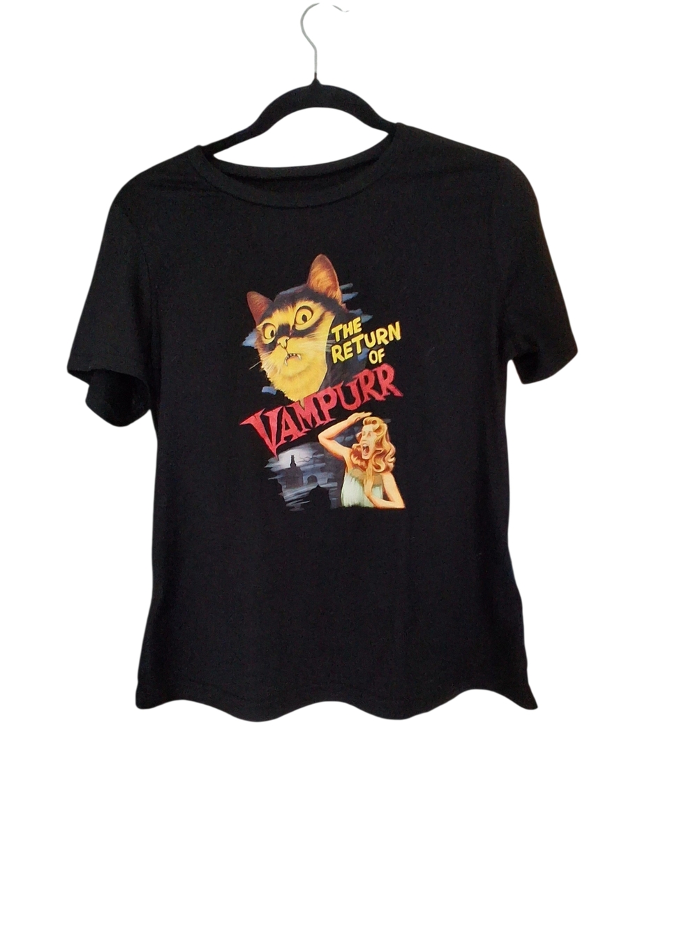 Black 'The Return of Vampurr' Graphic Tee
